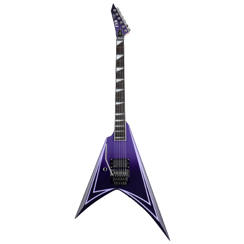 ESP Ltd Alexi Laiho Signature Series Hexed Guitar Guitare gauche - Fade violet avec fines rayures