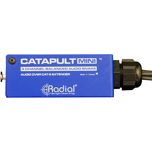 Radial Engineering CATAPULT MINI TX Serpent audio 4 canaux XLRF / Cat 5 