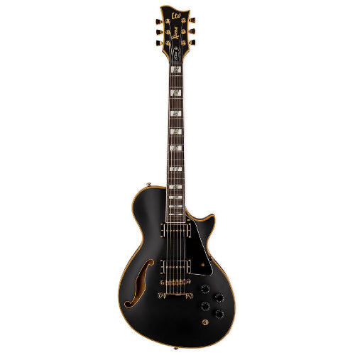 ESP LTD X-TONE PS-1000 Semi Hollow-Body Electric Guitar (Vintage Black)
