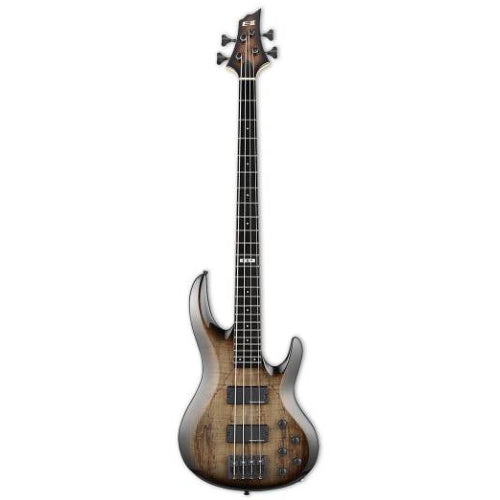 ESP E-II BTL-4 - Electric Bass with Seymour Duncan Pickups and 3 Band Active EQ - Black Natural Burst
