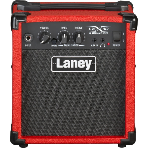 Laney LX10 LX Series 10W 1x5" Guitar Combo Amplifier - Red