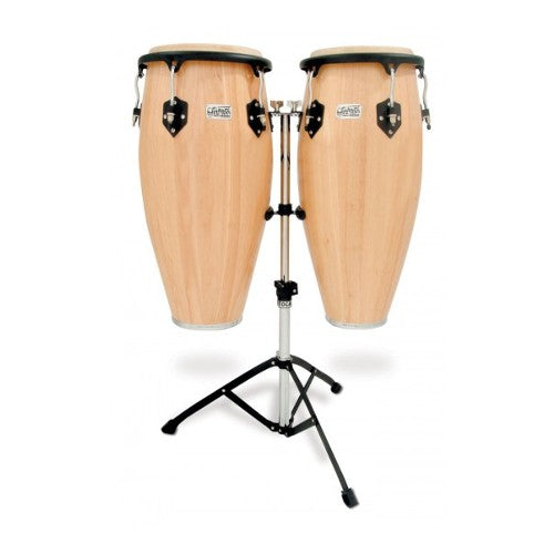 Toca 2800N Player's Series Wood Conga Set with Double Stand - Natural