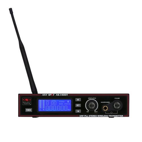 Galaxy Audio AS-1400T  Wireless Personal Monitor Transmitter Unit Only - Red One Music