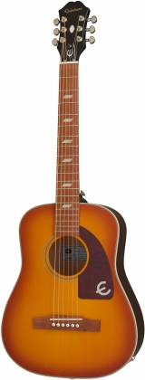 Epiphone LIL' TEX TRAVEL Series Acoustic Electric Guitar (Faded Cherry)