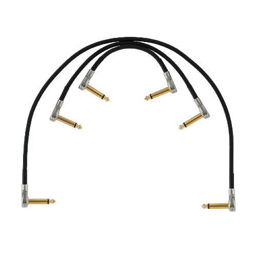 Boss BPC-4 Patch Cable with Pancake Jacks - 4"