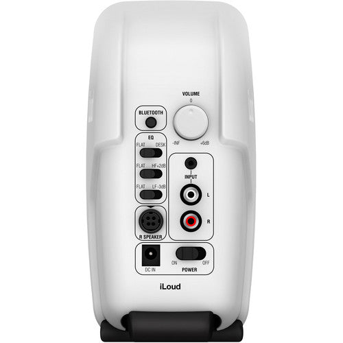 IK Multimedia iLoud MTMW Moniteur de studio compact haute résolution – Unité unique, Blanc