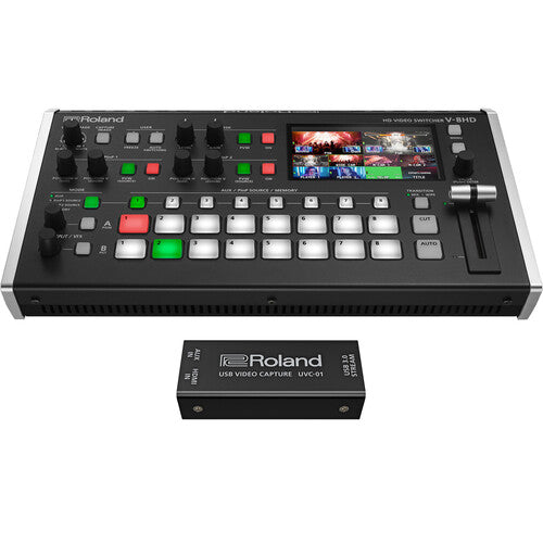 Roland V-8HD-STR Switcher avec faisceau de codeur UVC-01