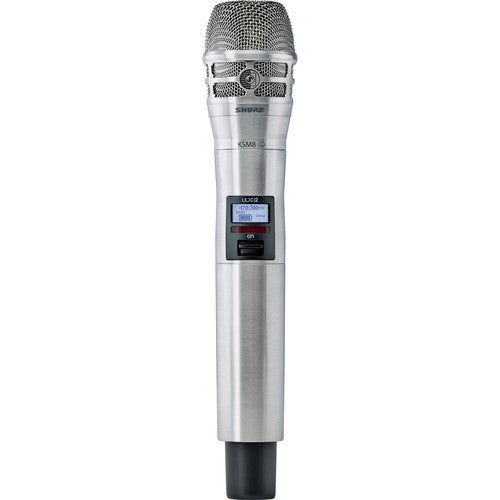 SHURE ULXD2 / K8N-H50 émetteur de microphone sans fil numérique avec capsule KSM8 (H50: 534 à 598 MHz)