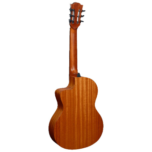 Lag Guitars OC88CE Occitane Nylon 4/4 Epicéa Guitare classique électroacoustique - Naturel brillant 