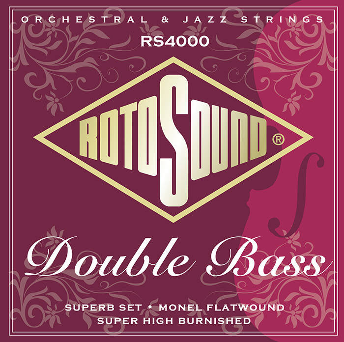 Rotosound RS4000M Nylon/Monel Flatwound Double Bass Strings