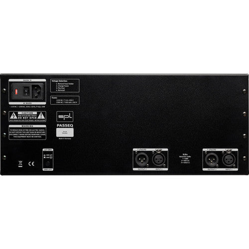 SPL PASSEQ Passive Mastering Equalizer for Pro Audio Applications - All Black