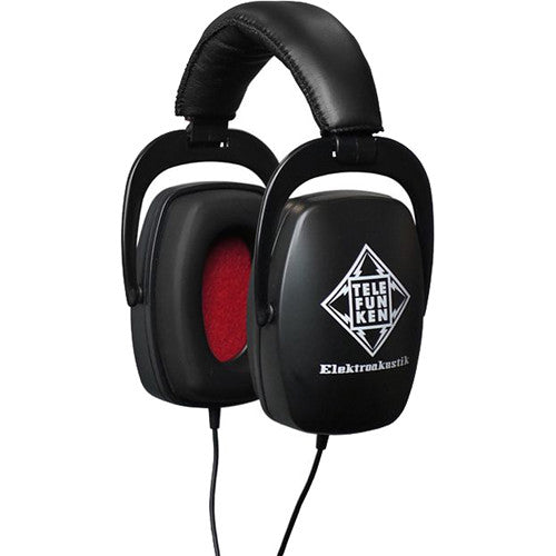 Telefunken THP-29 Over-Ear Isolation Headphones (Black) - Red One Music