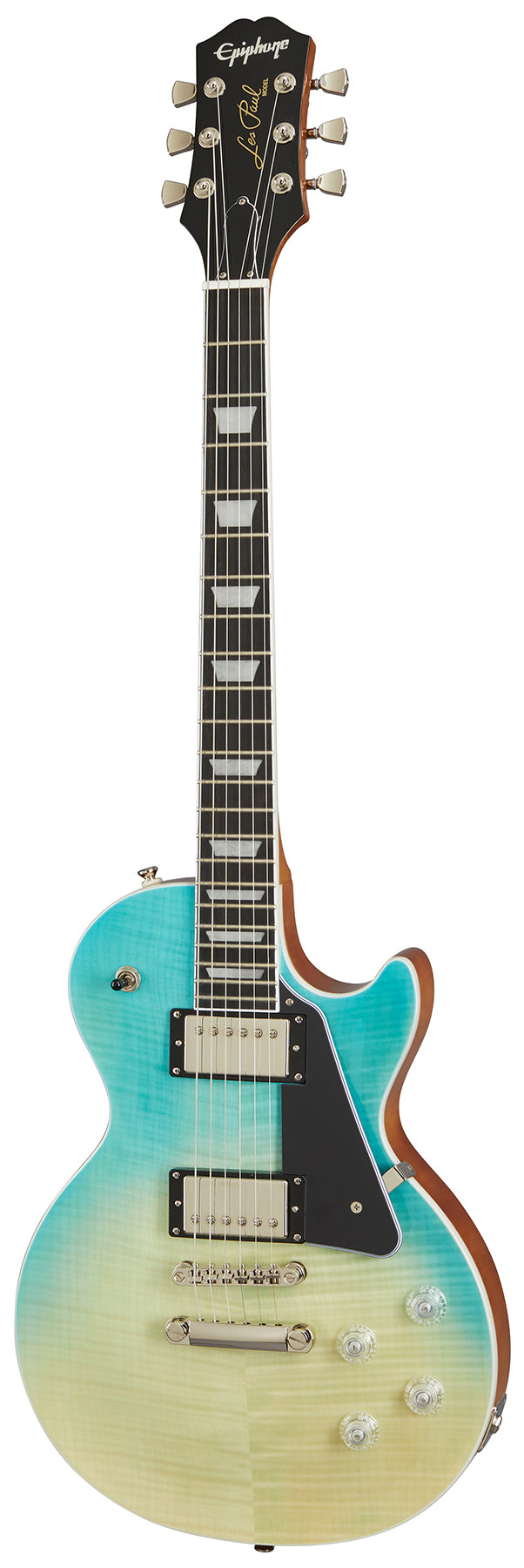 Epiphone LES PAUL MODERN FIGURED Series Electric Guitar (Caribbean Blue Fade)