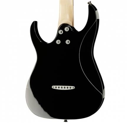 Ibanez GIO GRGM21BKN Mikro Guitare électrique à échelle courte avec 2 humbuckers - Black Nite