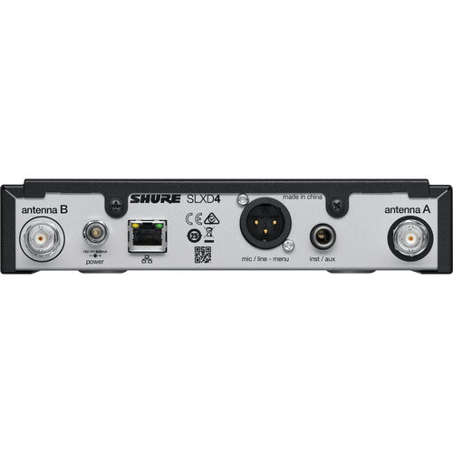 Shure SLXD14/98H Système de microphone pour instrument cardioïde numérique sans fil (J52 : 558 à 602 + 614 à 616 MHz)