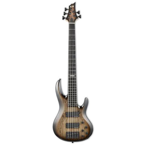 ESP E-II BTL-5 - 5-String Electric Bass with Seymour Duncan Pickups and 3 Band Active EQ - Black Natural Burst