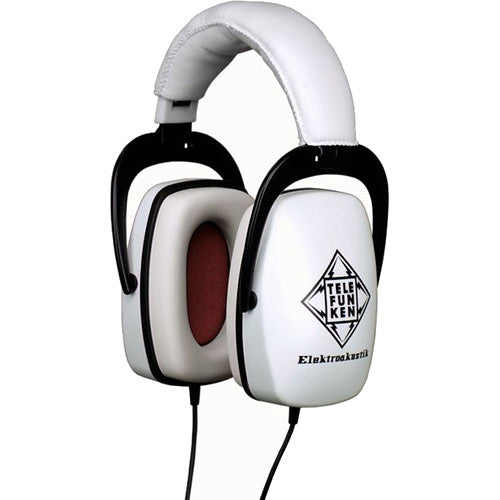 Telefunken THP-29 Over-Ear Isolation Headphones (White) - Red One Music