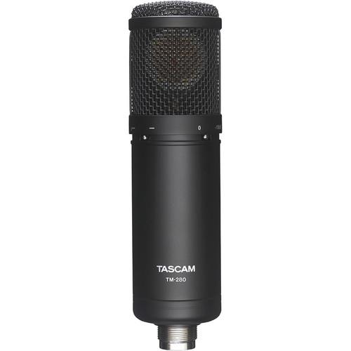 Tascam Tm-280  Studio Microphone With Flight Case Shockmount And Pop Filter - Red One Music