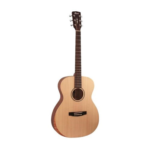 Cort LUCE-BEVELCUT-OP Luce Series Acoustic Guitar with Bevel Cut, Open Pore - Red One Music