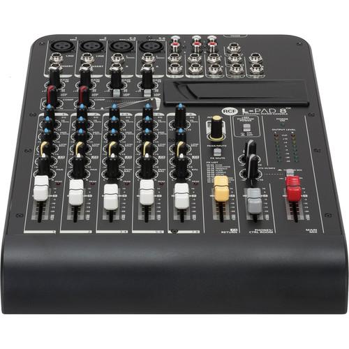 RCF Livepad L-Pad 8Cx  8-Channel Mixing Console With Effects - Red One Music