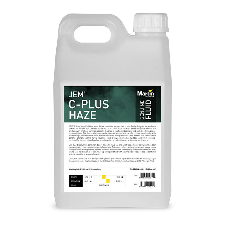 Jem Pro C-PLUS Haze Fluid - 2.5L