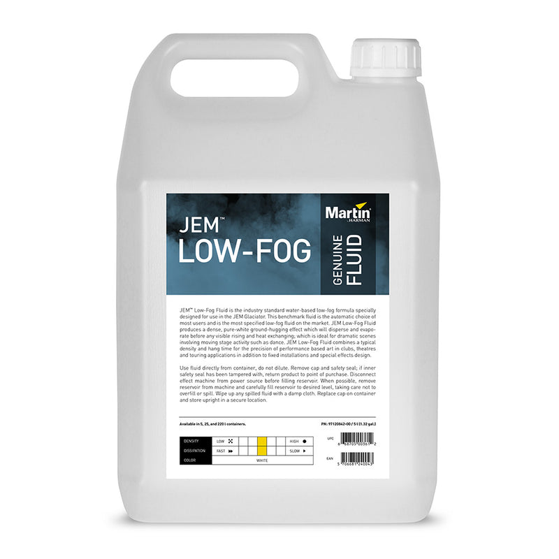 Jem Pro LOW FOG Premium Fluid - 5L