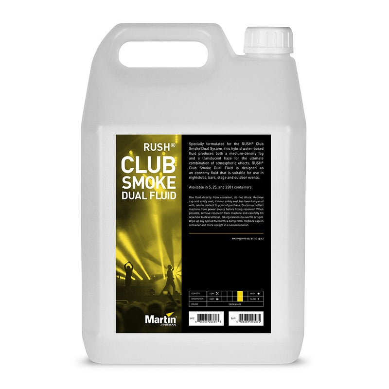 Jem Pro FLUID SMOKEDUAL Rush Club Smoke Dual Fluid - 5L