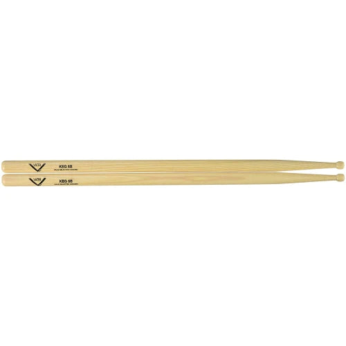 Vater VHK5BW American Hickory Keg 5B Wood Tip Drumsticks