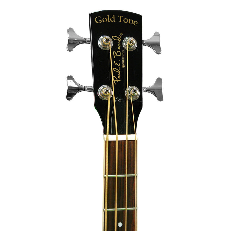 Guitare basse à résonateur PBB Paul Beard Signature Gold Tone avec micro Humbucker