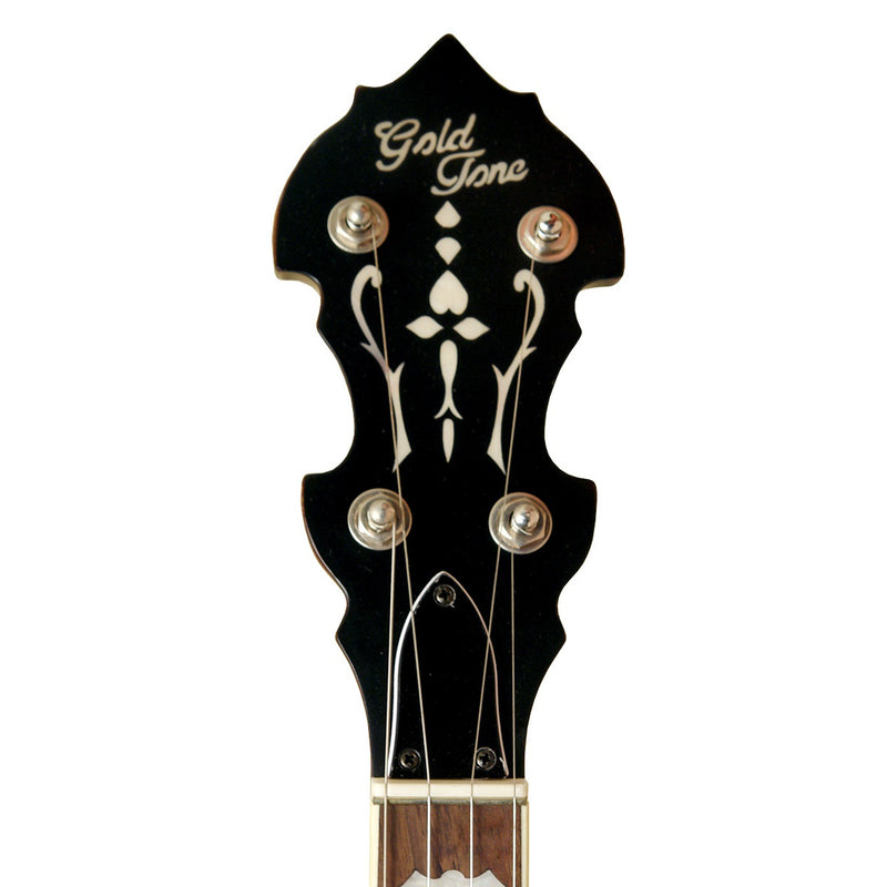 Banjo à 5 cordes en fleur d'oranger OB-150 doré avec étui 