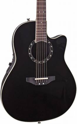 Ovation 2771AX-5 Balladeer 2711 AX – Guitare électro-acoustique à contour profond – Noir