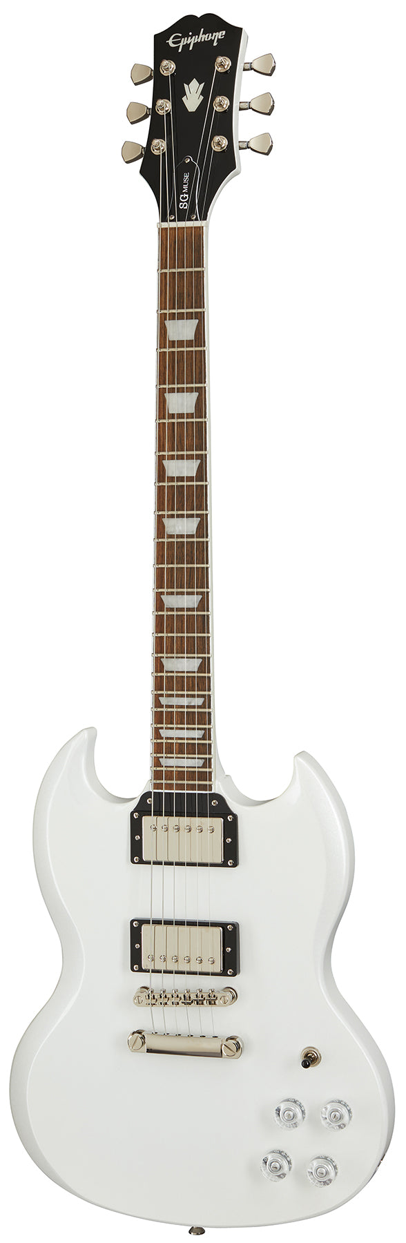 Epiphone EGMUPWNH Guitare électrique (Blanc perle métallisé)