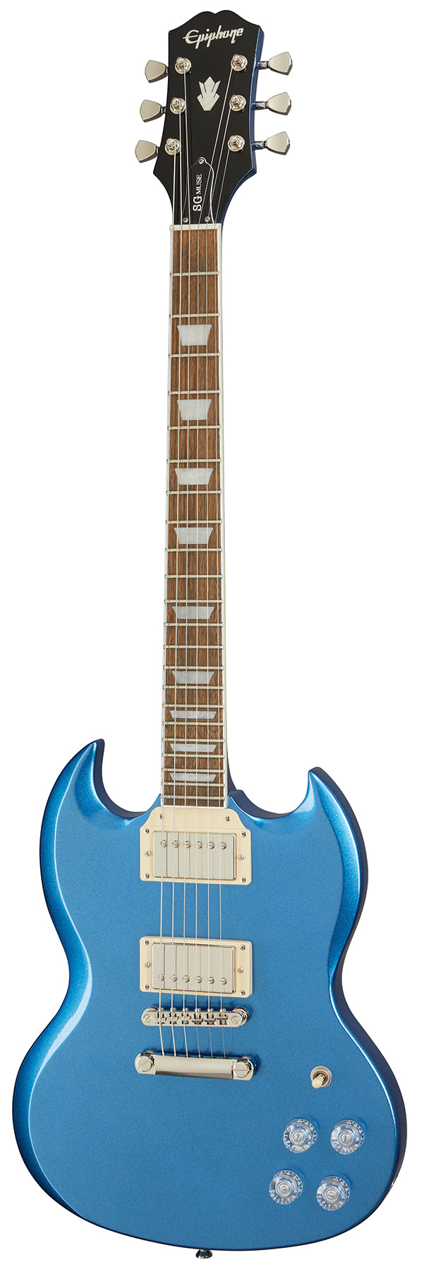 Epiphone EGMU SG Muse Guitare électrique (Radio Blue Metallic)