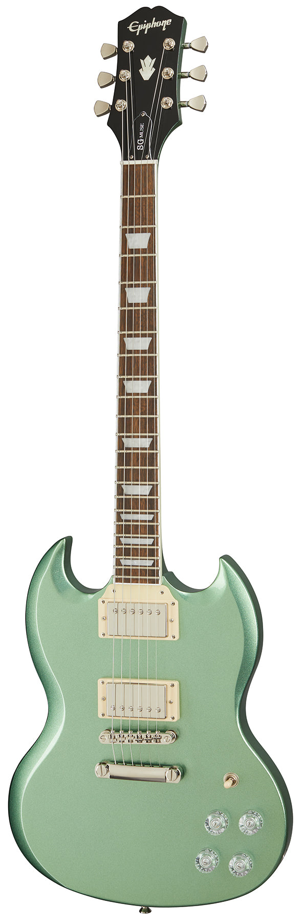 Epiphone EGMUWGNH Muse Guitare électrique (Wanderlust Green Metallic)