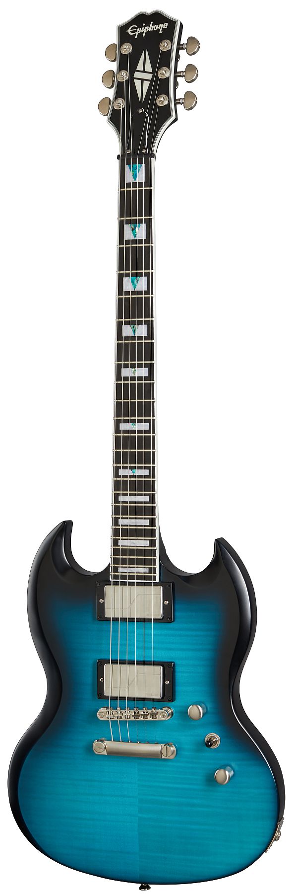 Epiphone EISYOTANH Prophecy SG Guitare électrique (Blue Tiger Gloss)