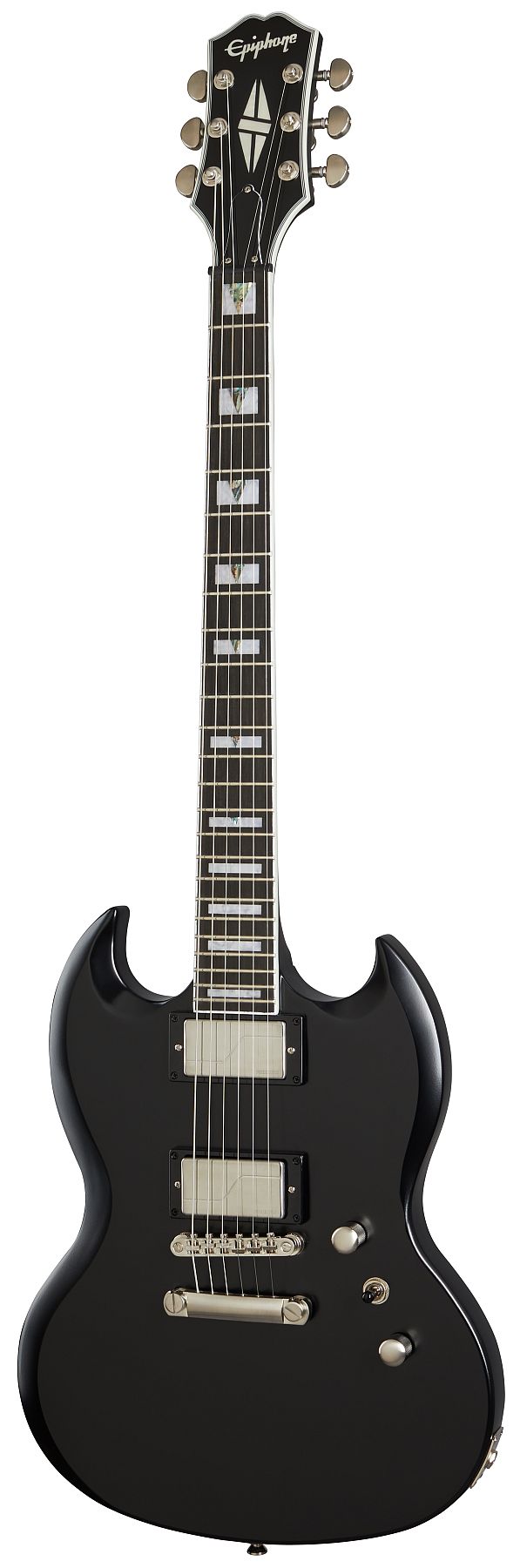 Epiphone EISYBAGNH Prophecy SG Guitare électrique (Noir vieilli brillant)