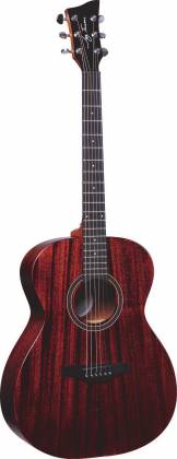 Jay Turser JTA54F-MAG-SN Folk Style 6-String Mahogany Satin Body Acoustic Guitar