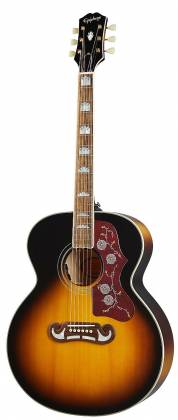 Epiphone IGMTJ200 Inspiré de la guitare électrique acoustique Gibson J-200 (Vintage Sunburst)