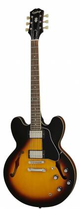 Epiphone IGES335 Guitare électrique semi-creuse série ES-335 (Vintage Sunburst)