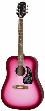 Epiphone STARLING Series Acoustic Guitar (Hot Pink Pearl)