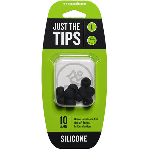 Mackie Silicone Tips Kit for MP Series In-Ear Headphones (10 Tips, Large)