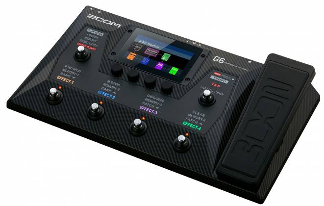 Zoom G6 Guitar Multi-Effects Processor with Expression Pedal