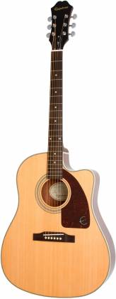 Epiphone AJ210CE J-15EC Deluxe Acoustic Electric Guitar With Case (Natural)