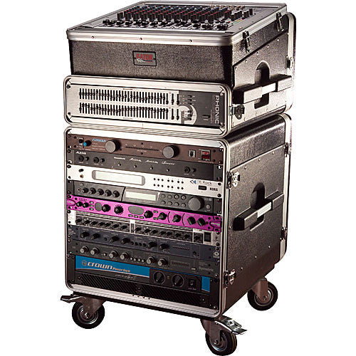 Base de rack Gator GRC-BASE-14 avec roulettes - 14U 