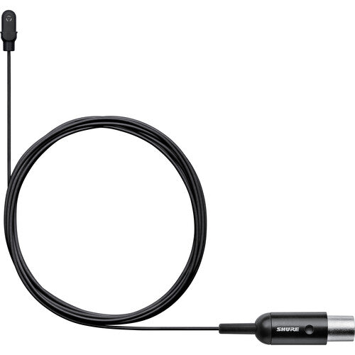 Shure DL4 DuraPlex Omnidirectional Miniature Lavalier Microphone for Bodypack Transmitters (Black, TA4F)