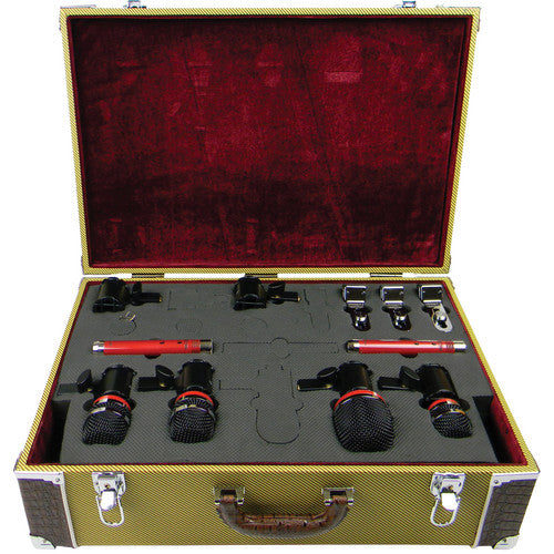 Avantone Pro AV-TC1 Custom Locking Padded Heavy Duty Vintage Tweed Microphone Case
