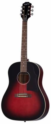 Epiphone EISLASH45 Slash Signature J-45 Acoustic Electric Guitar With Case (Vermillion Burst)