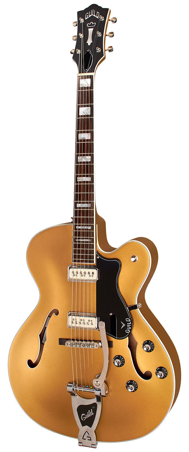 Guild X-175 Manhattan Special Hollow Body Electric Guitar (Gold Coast)