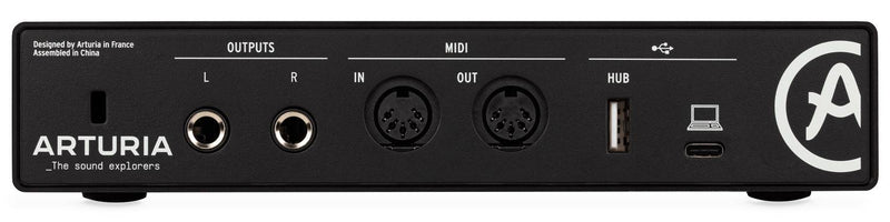 Arturia MINIFUSE2BK Portable 2 In 2 Out Audio Interface (Black)
