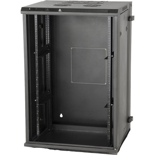 Gator GRW2009508 Rackworks Hinged Wall Mounted Rack w/ Steel Door - 9U, 21" Deep